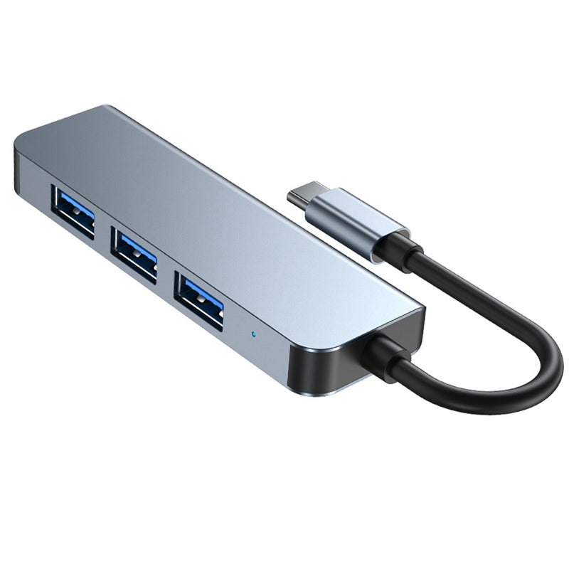 USB C Hub to 4xUSB Ports Adapter Compatible for USB C Laptops and Other Type C Devices