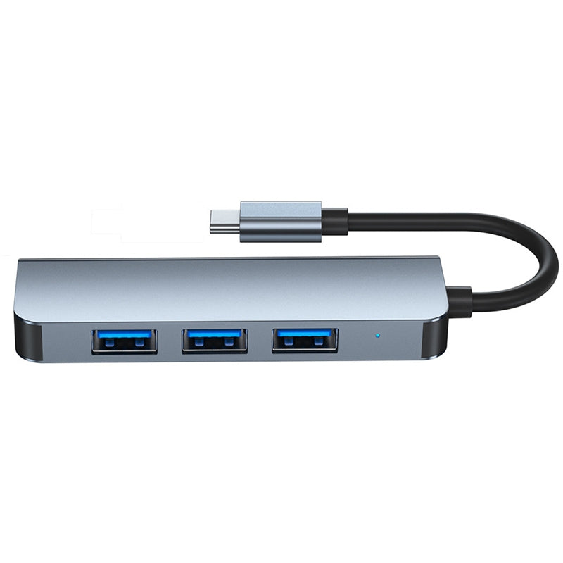 USB C Hub to 4xUSB Ports Adapter Compatible for USB C Laptops and Other Type C Devices
