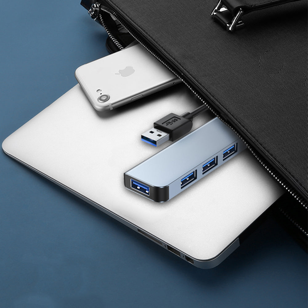 YG-2013U 4 in 1 USB 3.0 Hub Adapter Data Synchronization Converter Support 5Gbps/480Mbps/OTG for Computers Laptops