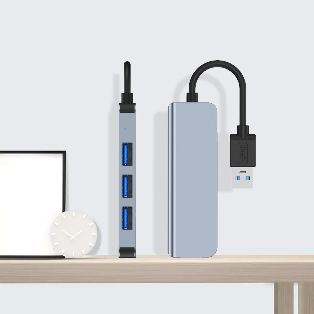 YG-2013U 4 in 1 USB 3.0 Hub Adapter Data Synchronization Converter Support 5Gbps/480Mbps/OTG for Computers Laptops