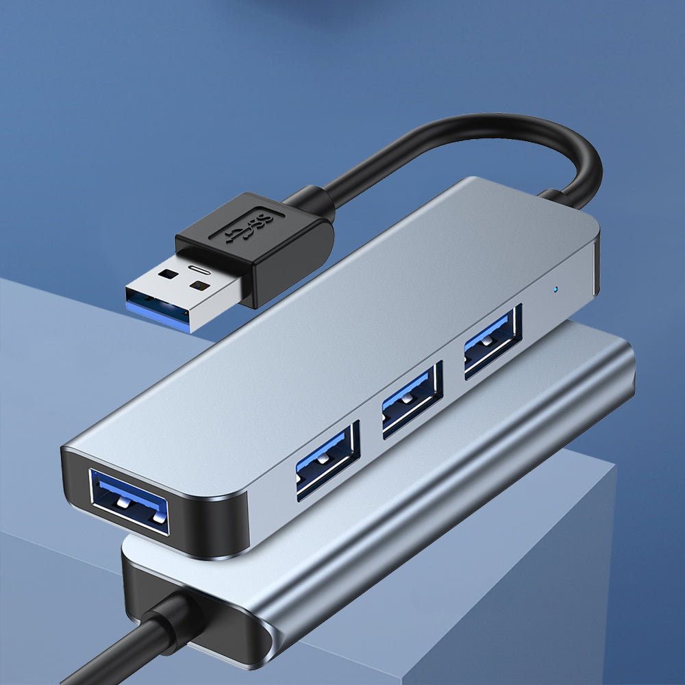 YG-2013U 4 in 1 USB 3.0 Hub Adapter Data Synchronization Converter Support 5Gbps/480Mbps/OTG for Computers Laptops
