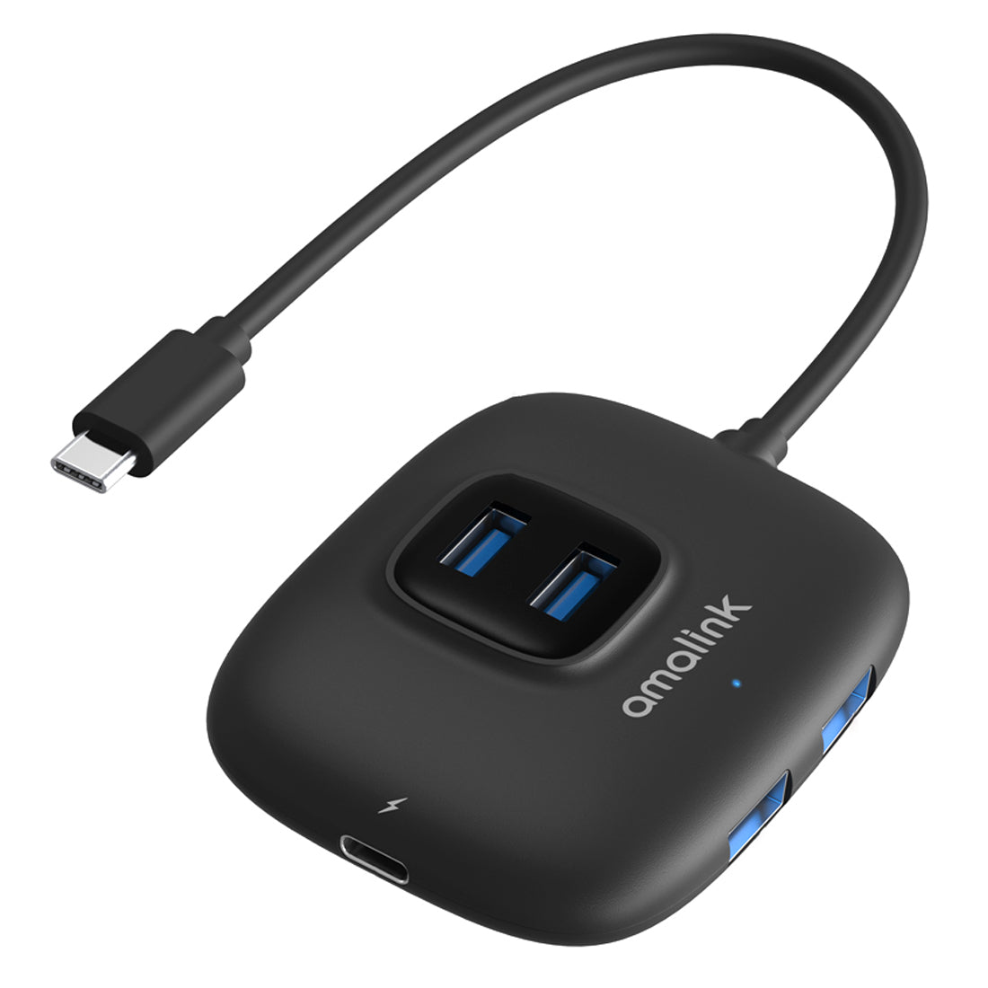 AL-UC310 Portable 5Gbps Type-C to USB 3.0 4 Ports + PD 3.0 Hub