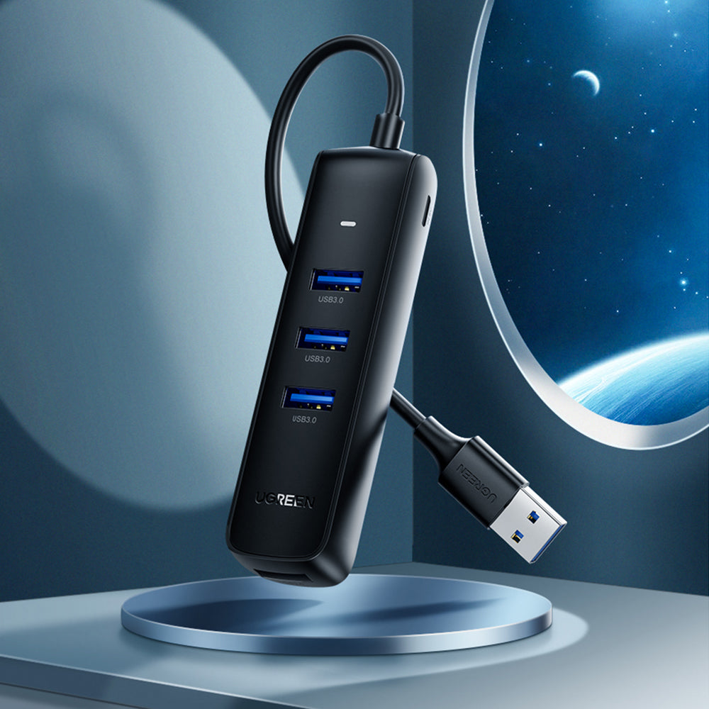 Uniqkart For MacBook Pro Air 2020 Surface Notebook PC Laptop Portable USB 3.0 Splitter Adapter 4 Ports USB Hub