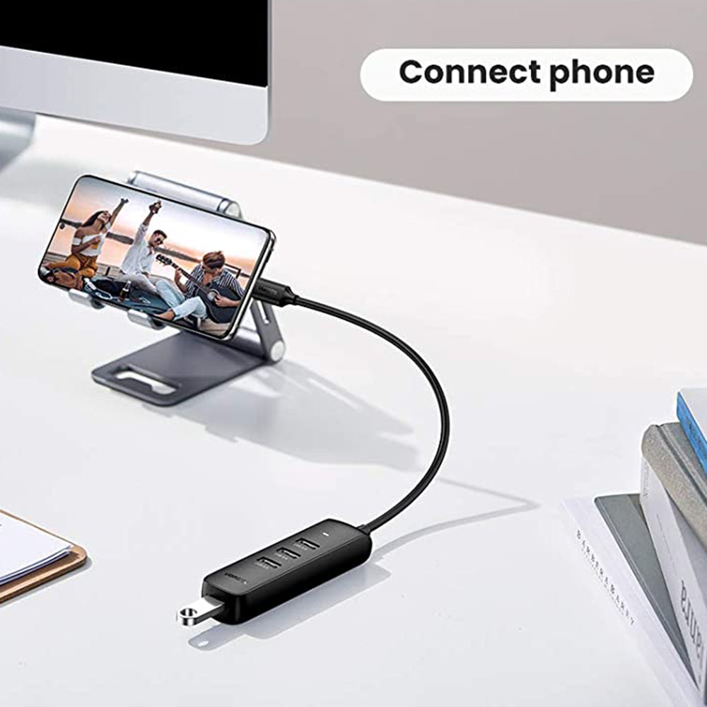 UGREEN 10916 0.2m USB C Hub 4-Port USB 3.0 Adapter 5Gbps Multi-Port Type-C Converter Compatible with MacBook Pro Air/iMac/Mac Mini/ChromeBook Pixel/Surface Pro