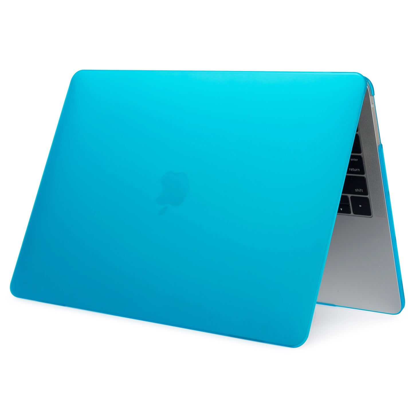Matte PC Front and Back Protective Phone Case Mobile Phone Bag Shell for MacBook Pro 13 inch A1706 / A1708 / A1989 / A2159 / A2251 / A2289 / A2338 - Sky Blue
