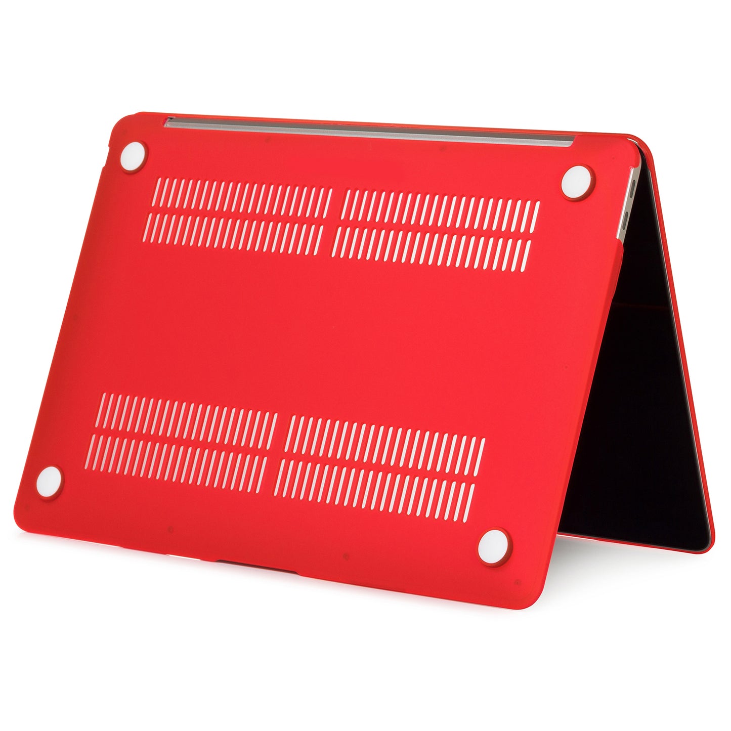 Matte Plastic Front and Back Protective Shell for MacBook Air 13" (2020) - Red