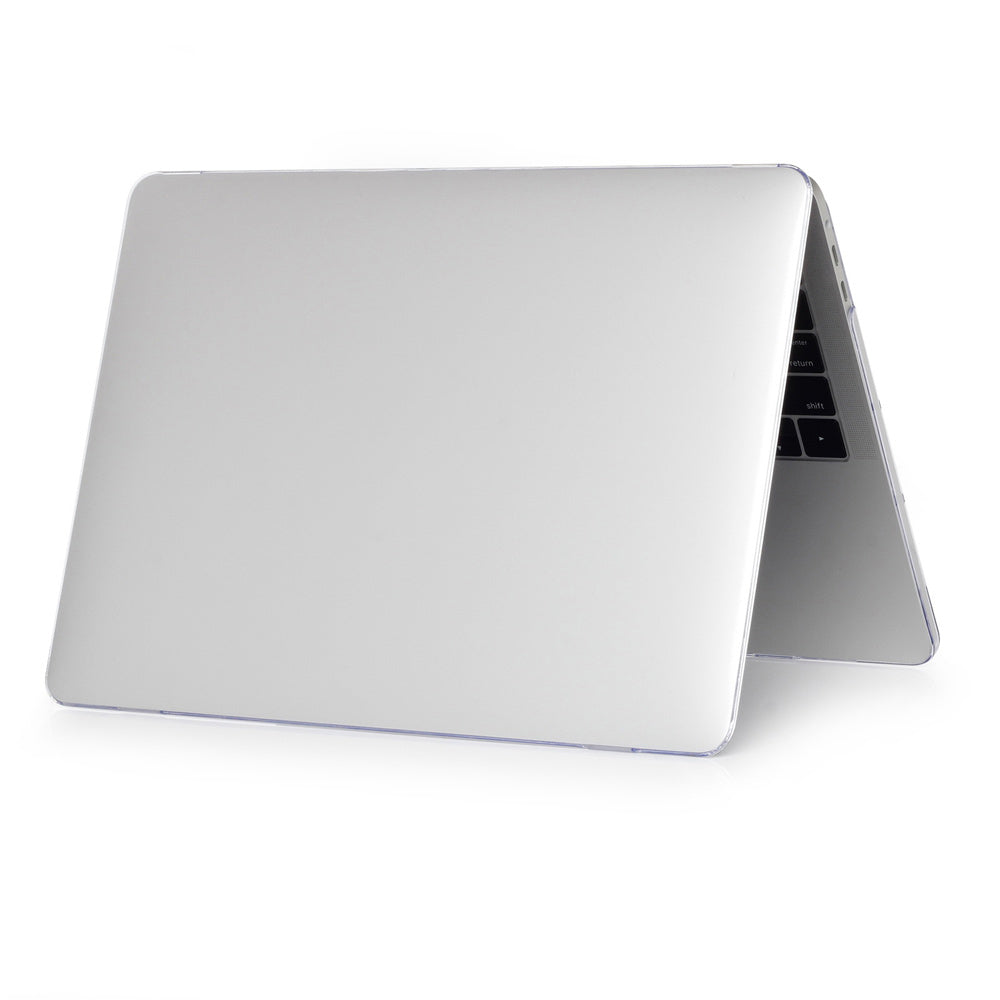 For MacBook Pro 16 inch (2021) (A2485) Scratch-resistant Matte PC Front and Back Protective Shell - Transparent