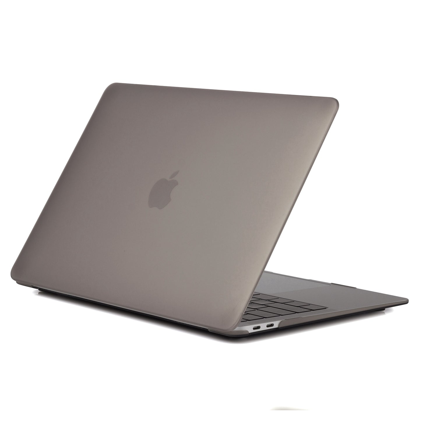 For MacBook Pro 16 inch (2021) (A2485) Scratch-resistant Matte PC Front and Back Protective Shell - Grey