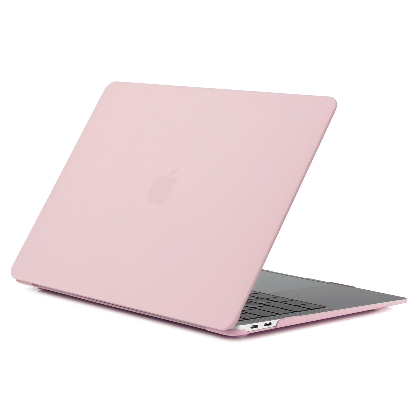 For MacBook Pro 16 inch (2021) (A2485) Scratch-resistant Matte PC Front and Back Protective Shell - Light Pink