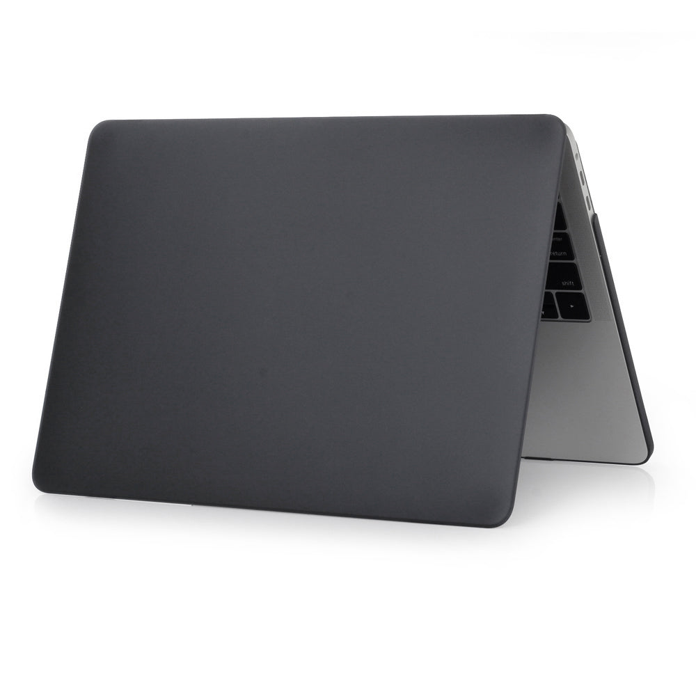 For MacBook Pro 14 inch (2021) (A2442) Anti-fingerprint Matte PC Front and Back Protective Shell - Black