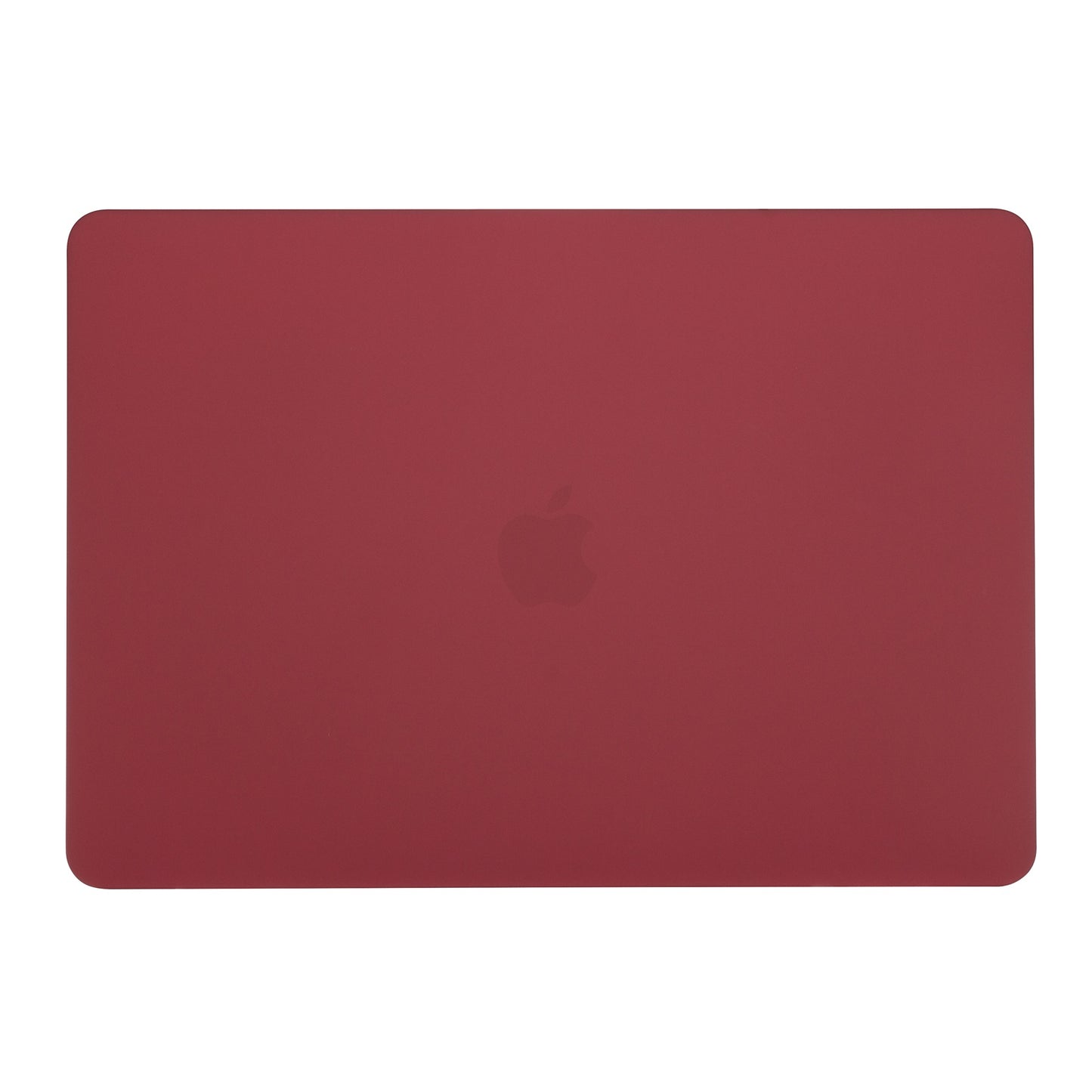 For MacBook Pro 14 inch (2021) (A2442) Anti-fingerprint Matte PC Front and Back Protective Shell - Wine Red