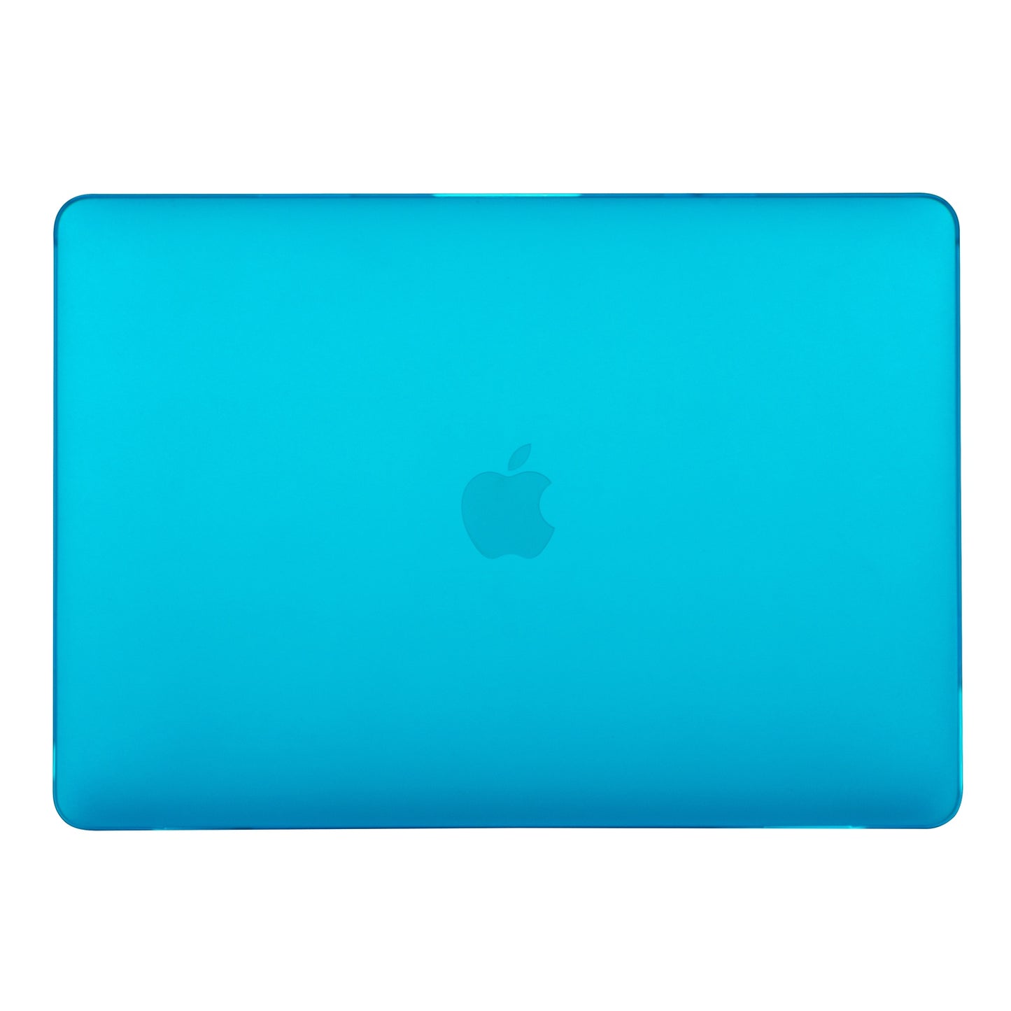 For MacBook Pro 14 inch (2021) (A2442) Anti-fingerprint Matte PC Front and Back Protective Shell - Aqua Blue