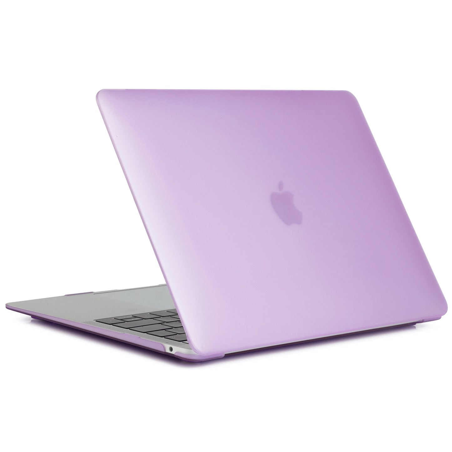 For MacBook Pro 14 inch (2021) (A2442) Anti-fingerprint Matte PC Front and Back Protective Shell - Purple