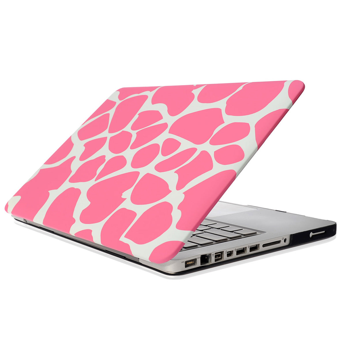 Pattern Printing Hard PC Protective Laptop Case Cover for MacBook 16 Pro (A2141) - Pink/Leopard