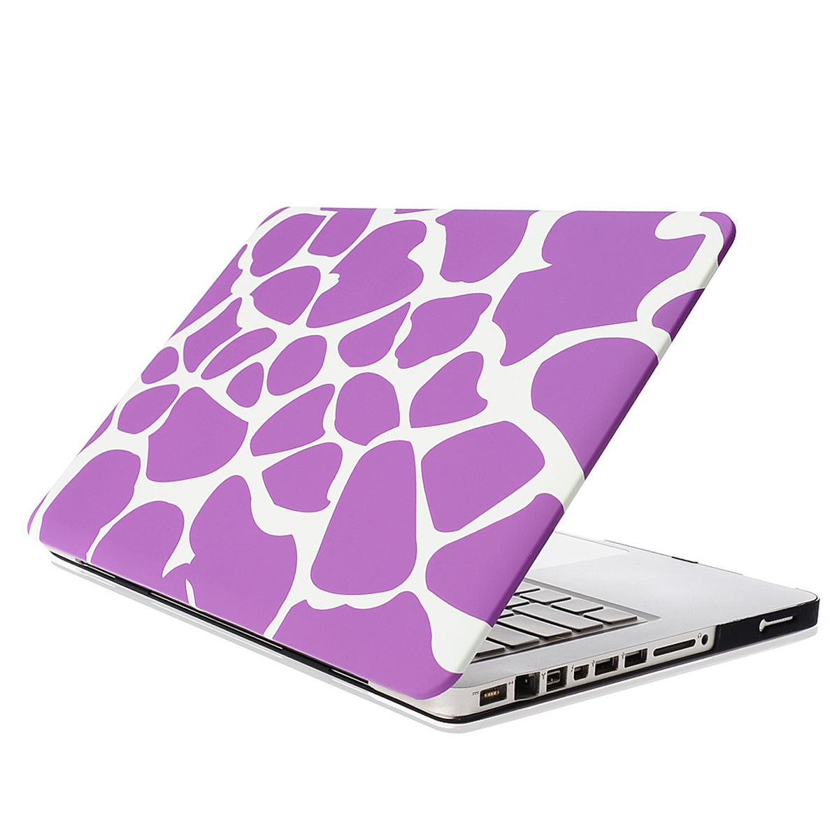 Pattern Printing Hard PC Protective Laptop Case Cover for MacBook 16 Pro (A2141) - Purple/Leopard
