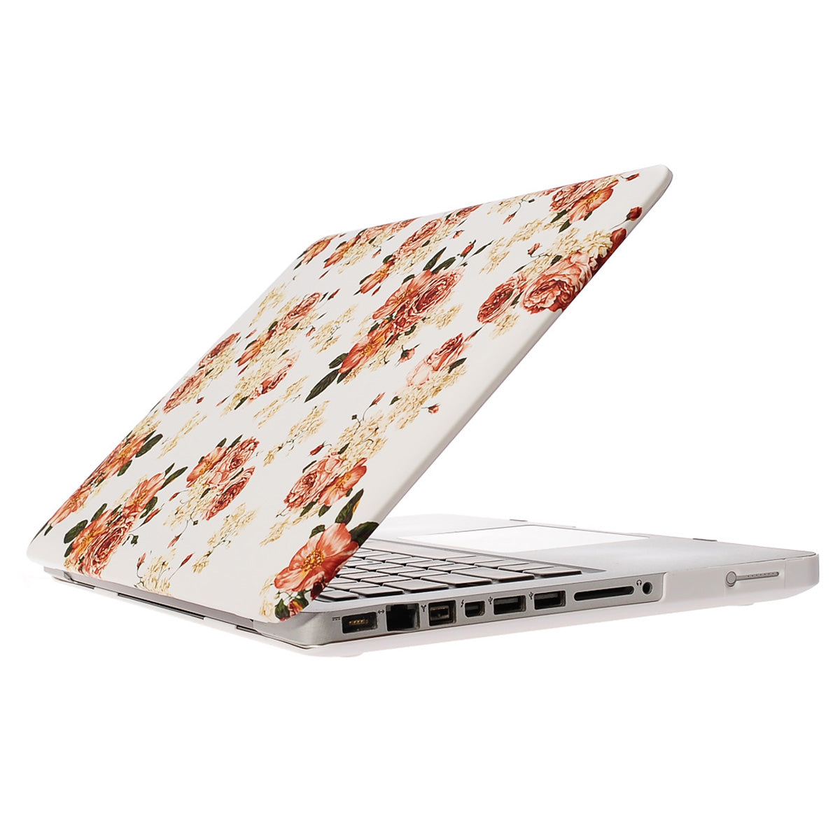 Pattern Printing Hard PC Protective Laptop Case Cover for MacBook 16 Pro (A2141) - Pink Flower