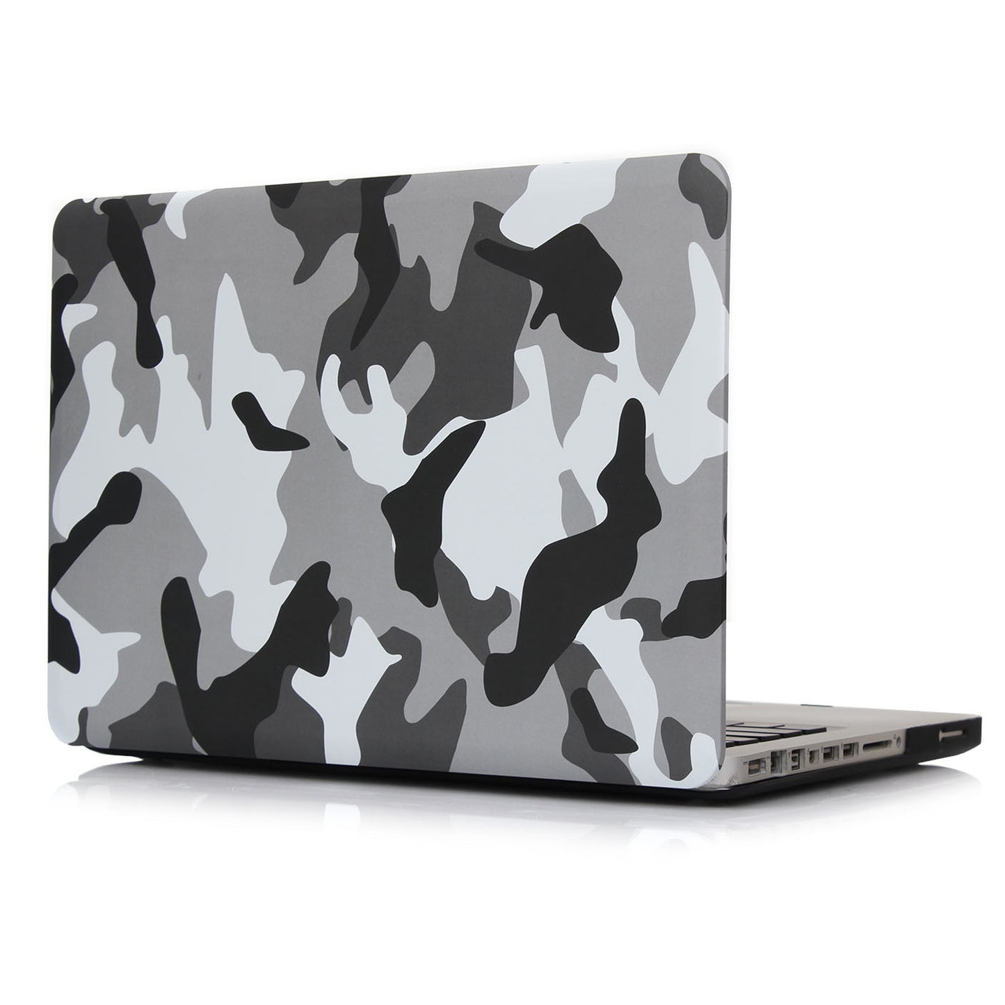 Pattern Printing Hard PC Protective Laptop Case Cover for MacBook 16 Pro (A2141) - Grey/Camouflage