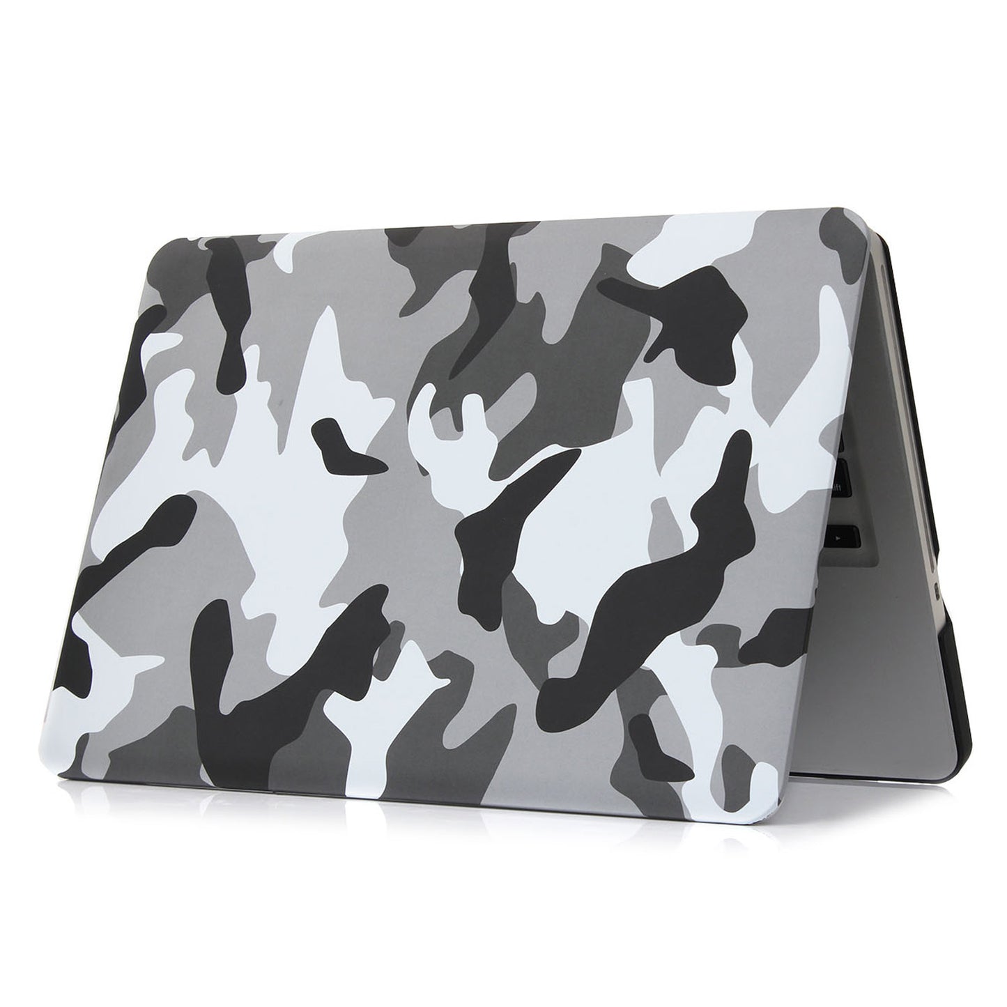 Pattern Printing Hard PC Protective Laptop Case Cover for MacBook 16 Pro (A2141) - Grey/Camouflage