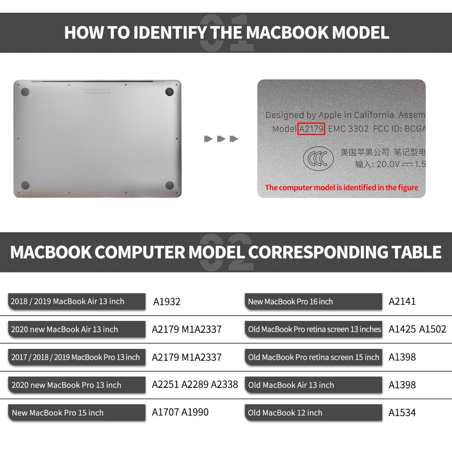 Supporting Stand PC Laptop Case Protective Notebook Cover for MacBook Air 13inch A1932 / A2179 / A2337 - Rose