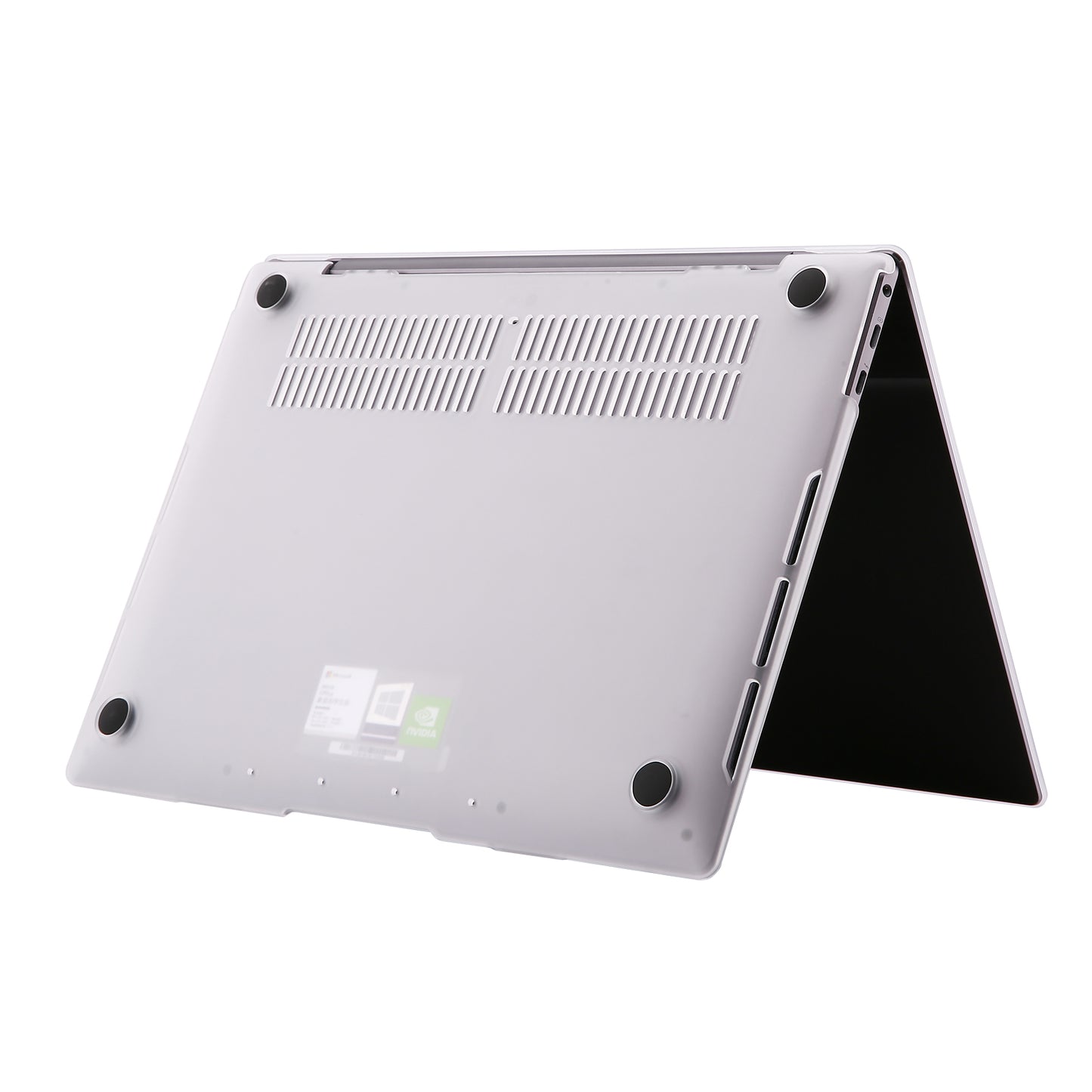 Matte Finish Hard PC Front and Back Laptop Case Protective Notebook Cover for Huawei MateBook X Pro 13.9 inch (2022 / 2021 / 2020) - White