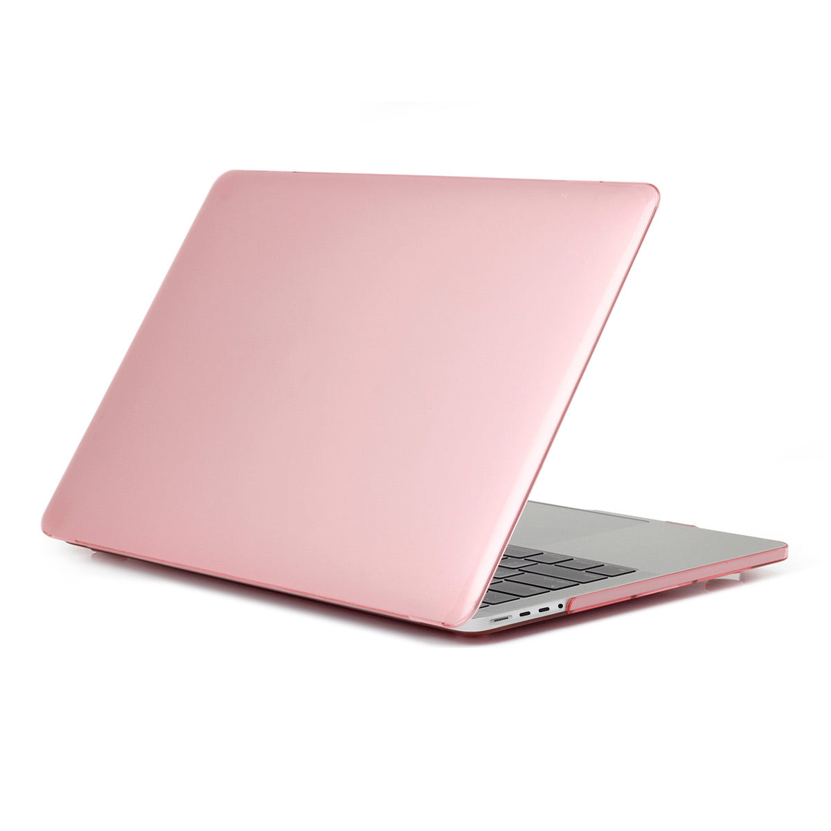 Crystal PC Front and Back Protective Cover Anti-drop Shell for MacBook Pro 16 inch (2021) A2485 - Pink