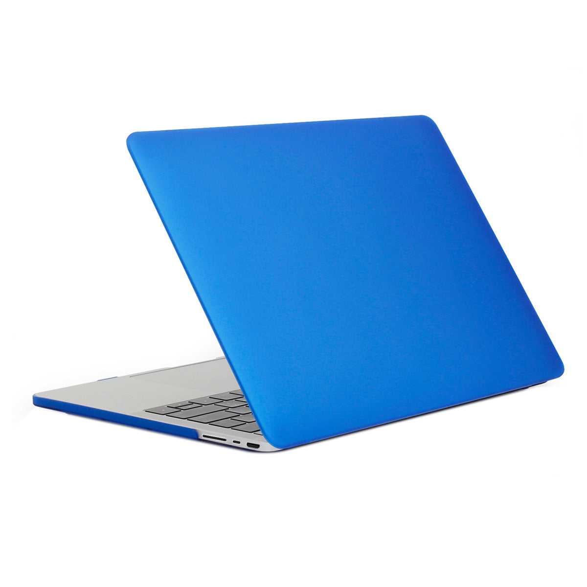 Shock-resistant Matte PC Front and Back Protective Shell for MacBook Pro 14 inch (2021) A2442 - Dark Blue