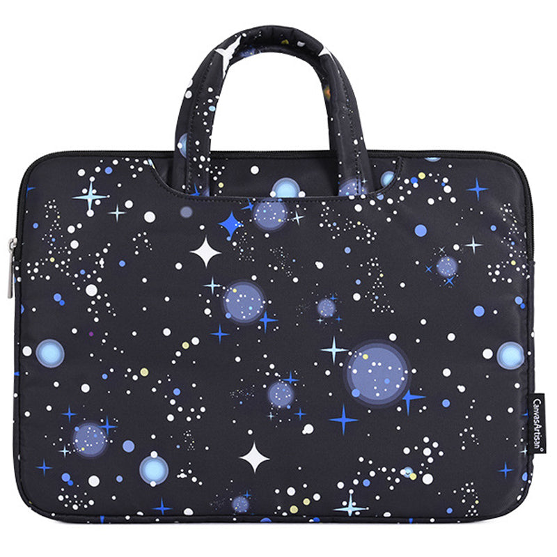 Starry Night Pattern Printed Notebook Laptop Sleeve 15inch Laptop Large Capacity Handbag Laptop Case
