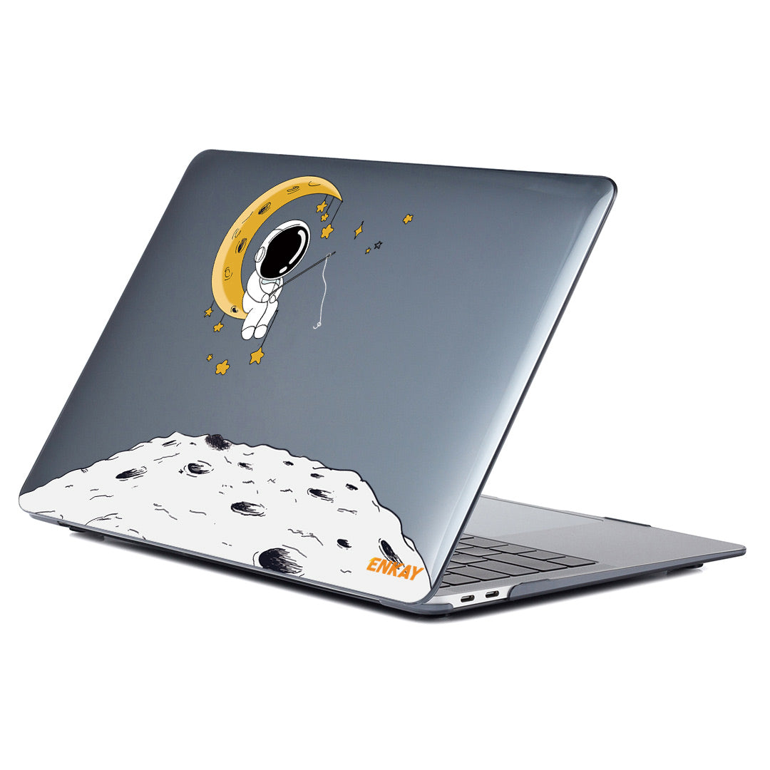 for MacBook Pro 13 inch (2016-2017) A1706 A1708/ (2018-2019) A1989/ (2019) A2159 Laptop Covering Pattern Design Hard PC Protective Case Polycarbonate Notebook Shell - Astronaut No.3