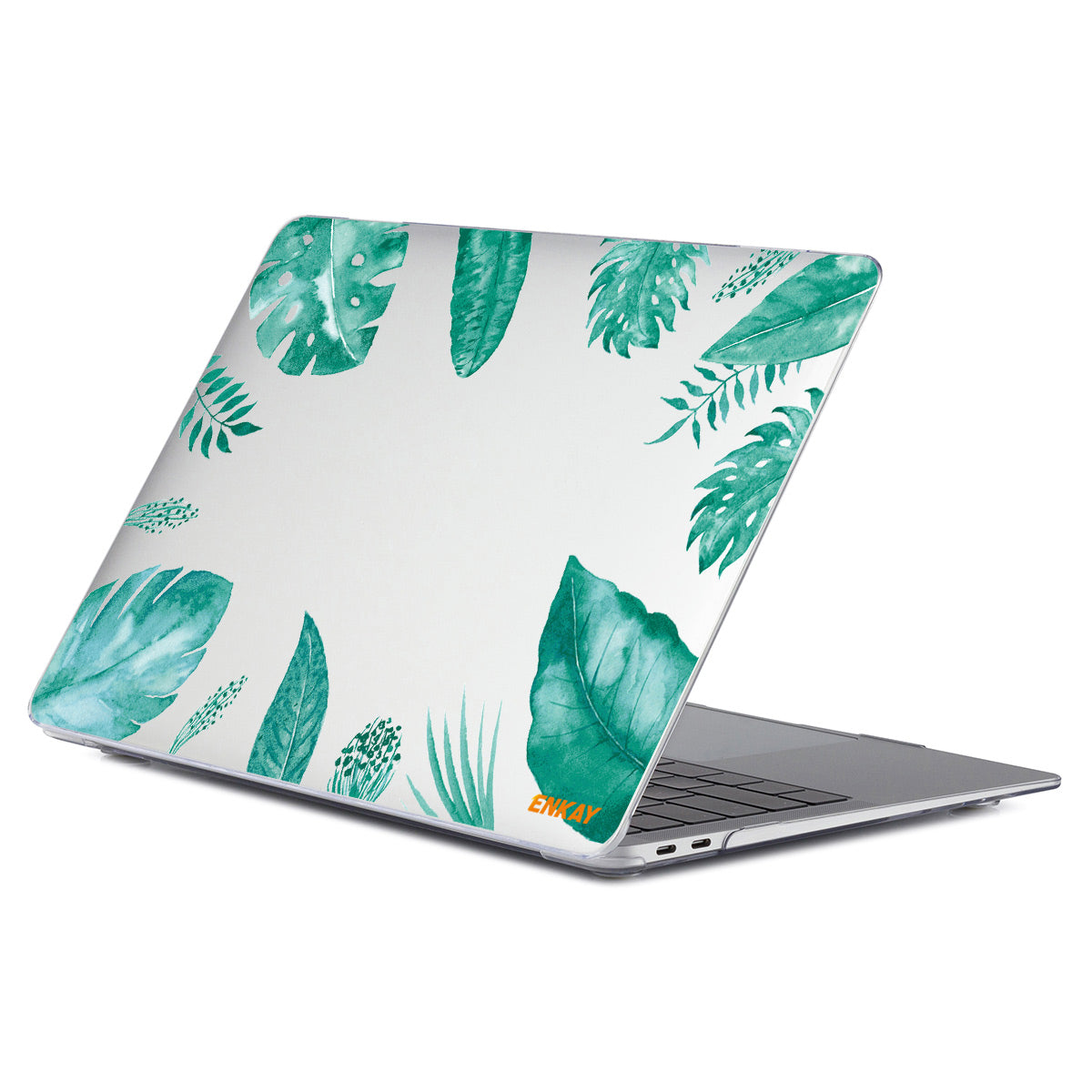 for MacBook Pro 13 inch (2020) A2251/A2289/A2338 Forest Series Pattern Design Polycarbonate Laptop Case Full Protection Notebook Cover - Leaf