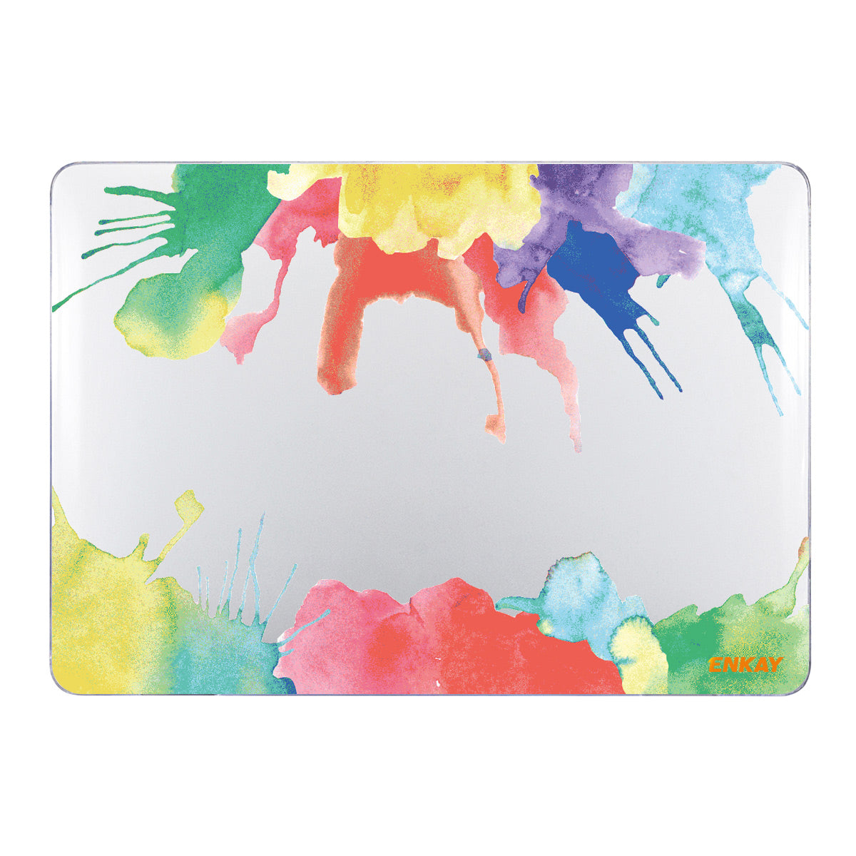 for MacBook Pro 16 inch (2021) A2485 Forest Series Vivid Pattern Transparent Polycarbonate Laptop Case Hard PC Notebook Cover - Watercolor