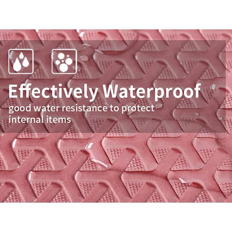 L30-01 Rhombus Pattern Laptop Sleeve Carrying Case PU Leather Protective Bag for 13-inch Notebook