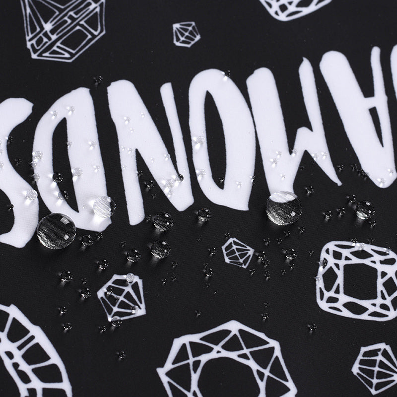 H15-T0121 Diamond Pattern Laptop Bag Zipper Notebook Protective Sleeve Storage Pouch with Small Bag for 11-inch Laptop