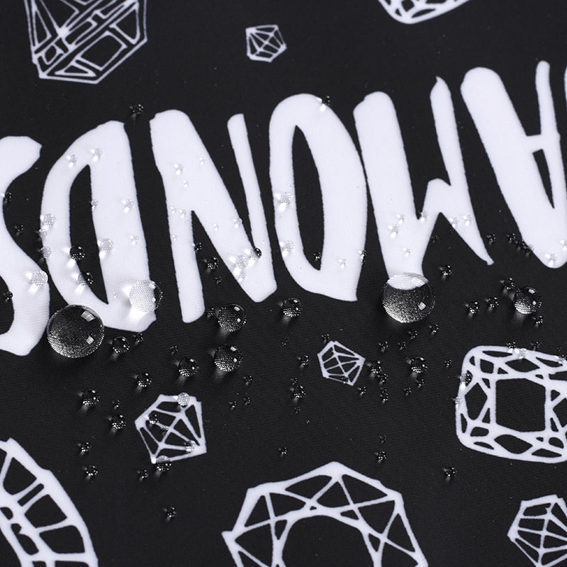 H15-11 15-inch Laptop Sleeve Diamond Pattern Polyester Notebook Storage Bag Carrying Case