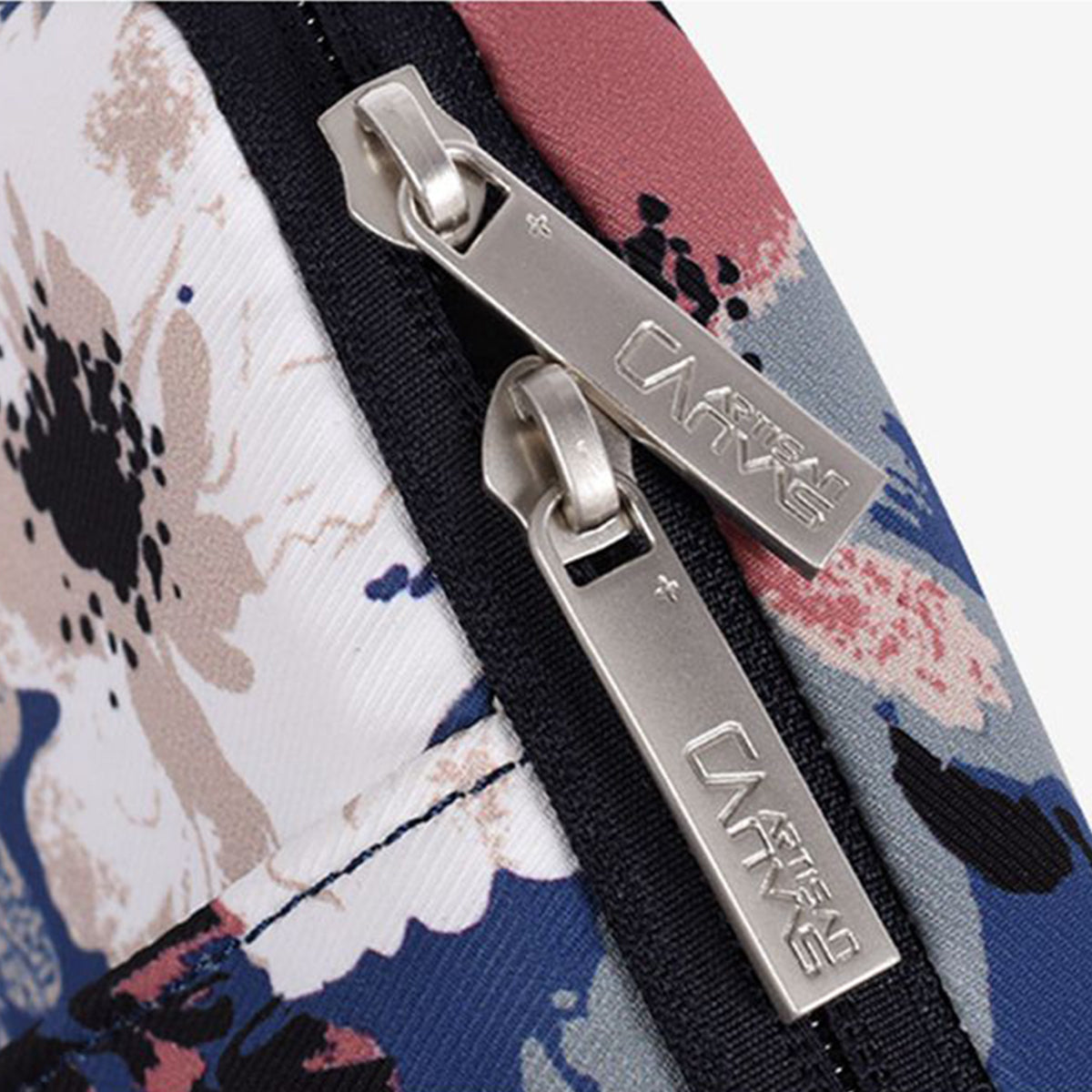 KH43-05 13-inch Laptop Sleeve Flower Pattern Handbag Zipper Notebook Bag