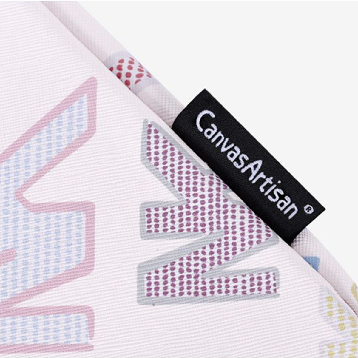 Canvasartisan G59-01 PU Leather Laptop Bag Letter NK Printing Zipper Notebook Sleeve for 15-inch Laptop - Pink