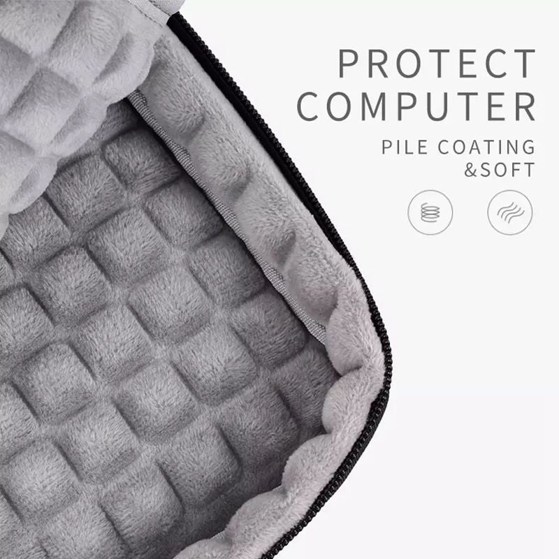 M29-19 Scratch Resistant Laptop Carry Case Waterproof Sleeve Bag with Dual Zipper for 13-inch Laptops