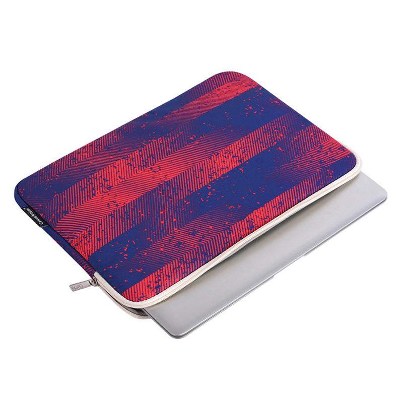 Graffiti Pattern Notebook Carrying Bag Anti-scratch Protective Laptop Sleeve Case - Blue/Red/for 11-inch Laptop