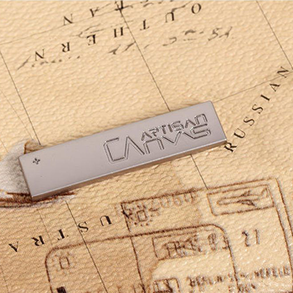 Postcard Design Laptop Sleeve Bag Notebook Computer Case with Small Bag - Brown/for 15-inch Laptop