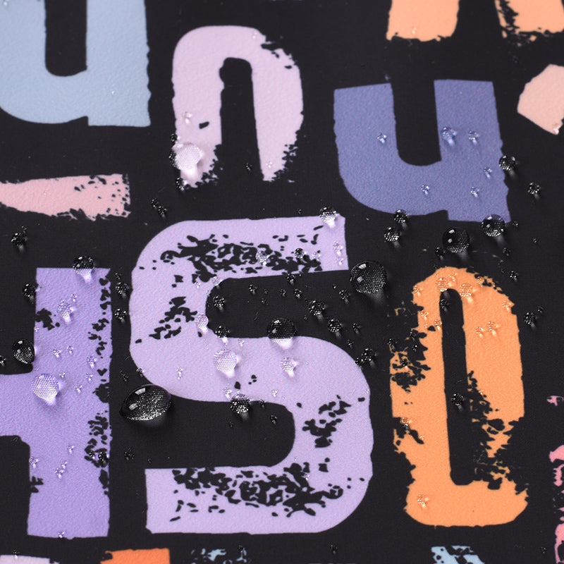 Letters Printing Scratch-resistant Laptop Sleeve Notebook Carrying Case - Black/for 15-inch Laptop