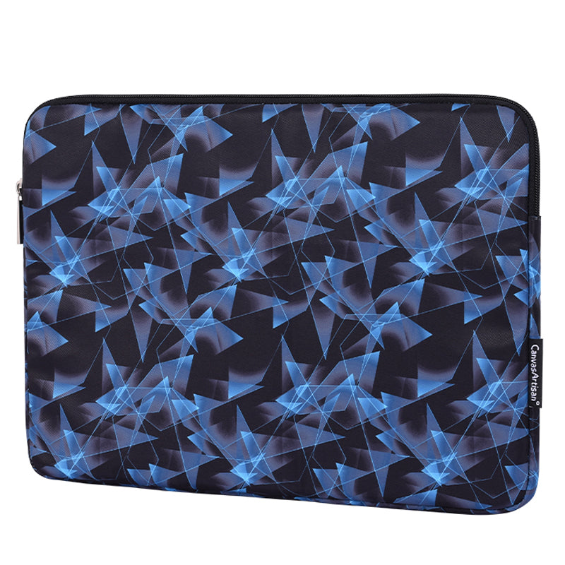 Canvasartian H11-01 3D Diamond Pattern Laptop Notebook Protective Sleeve Bag - Blue/for 11-inch Laptop