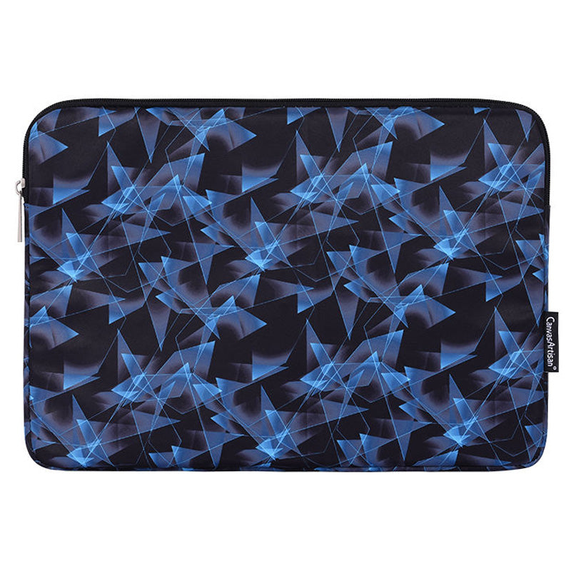 Canvasartian H11-01 3D Diamond Pattern Laptop Notebook Protective Sleeve Bag - Blue/for 15-inch Laptop