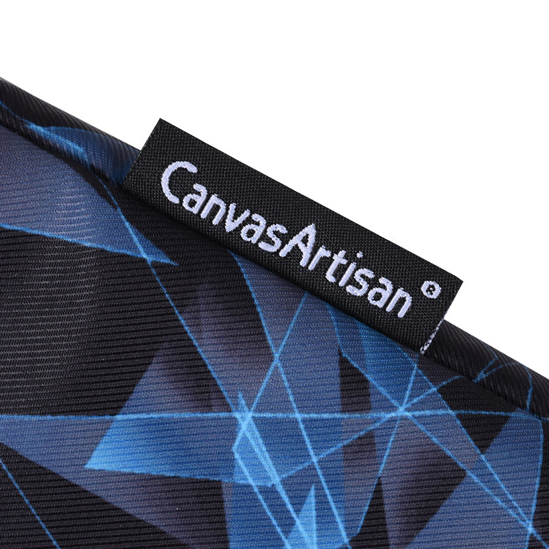 Canvasartian H11-01 3D Diamond Pattern Laptop Notebook Protective Sleeve Bag - Blue/for 15-inch Laptop