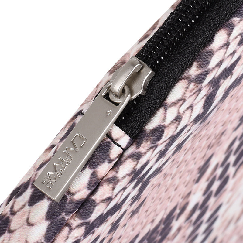Snake Pattern Polyester Notebook Case Laptop Bag Protective Sleeve with Small Bag - Pink/for 11-inch Laptop