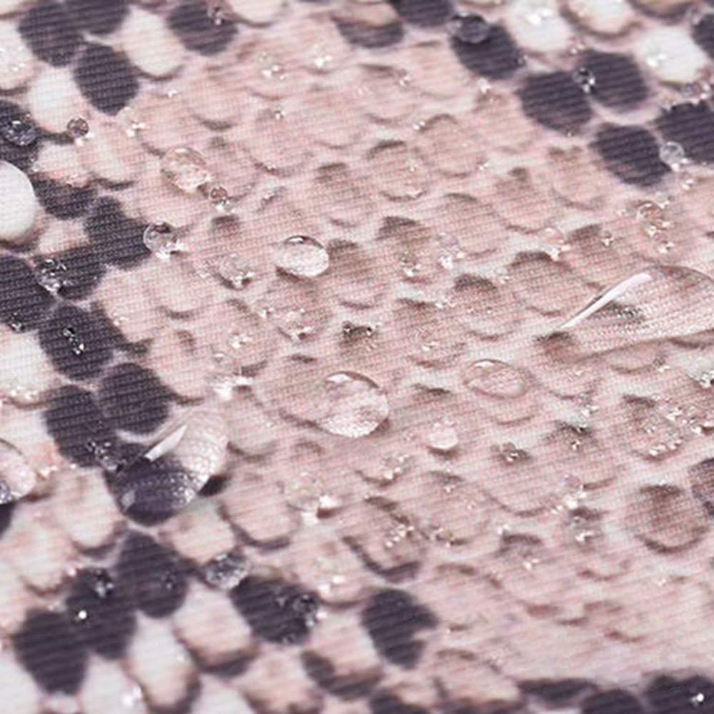 Snake Pattern Polyester Notebook Case Laptop Bag Protective Sleeve with Small Bag - Pink/for 11-inch Laptop