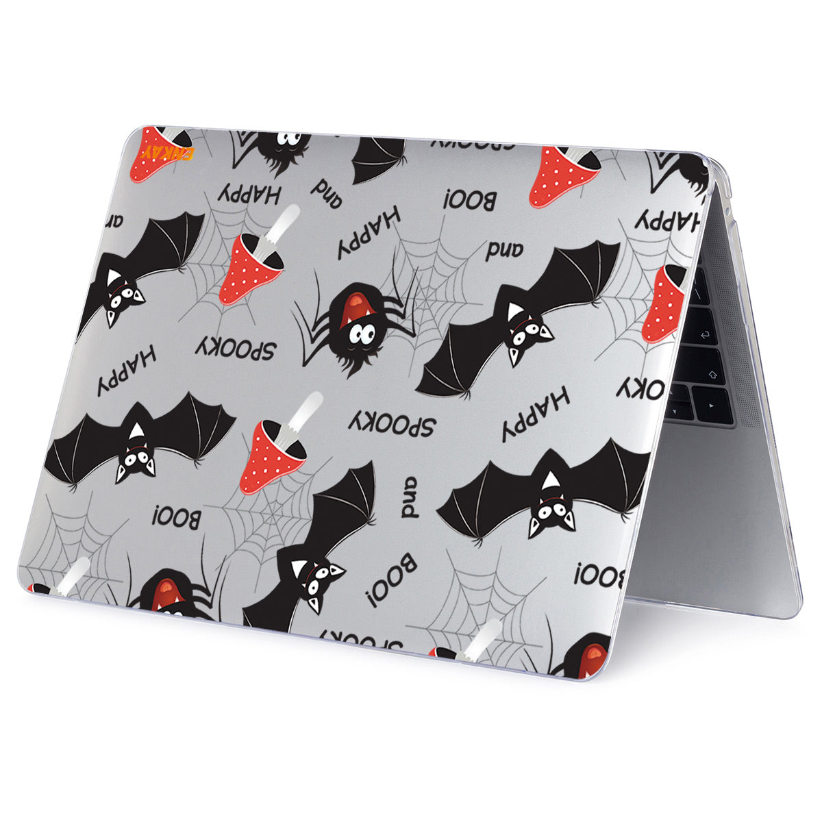 Cartoon Pattern Notebook Cover for MacBook Pro 13 inch (2016-2017) A1706 A1708 /(2018-2019) A1989/ (2019) A2159 Laptop Protector Heat Dissipation Hard PC Case - Bat
