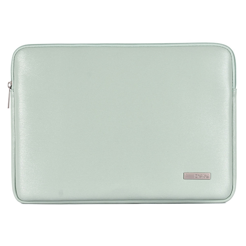 Canvasartian L6-04 12inch Laptop Sleeve for MacBook Fashionable PU Leather Notebook Computer Protection Bag - Green