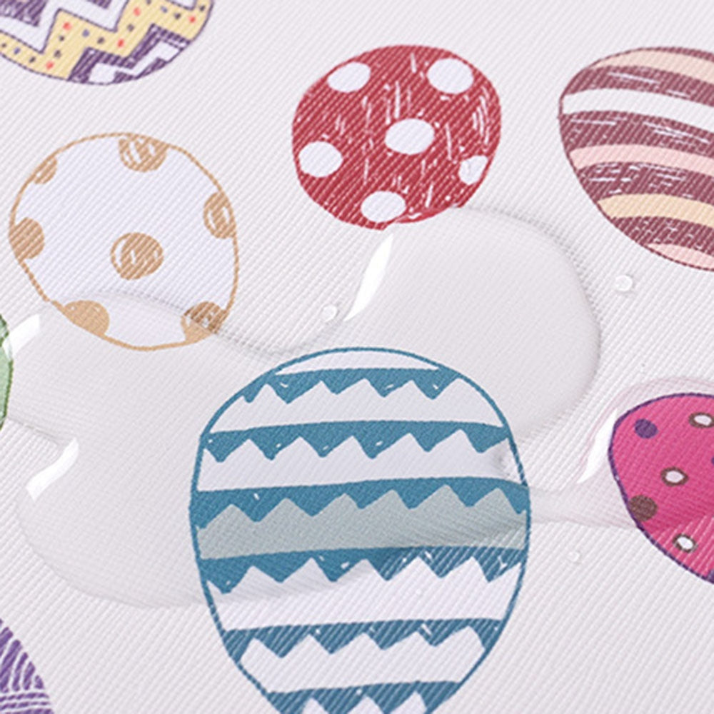 G52-T0121 for 13-inch Notebook Easter Bunny and Eggs Pattern Portable Laptop Liner Bag with Small Bag Set