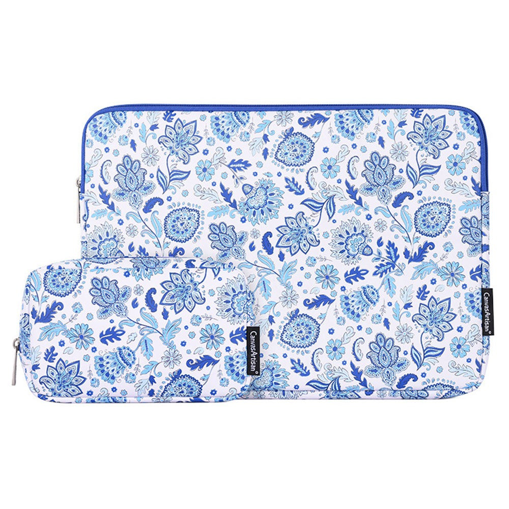 14inch Notebook Computer Sleeve for MacBook Pro Waterproof PU Leather Protection Laptop Bag with Small Bag Organizing Electronic Accessories