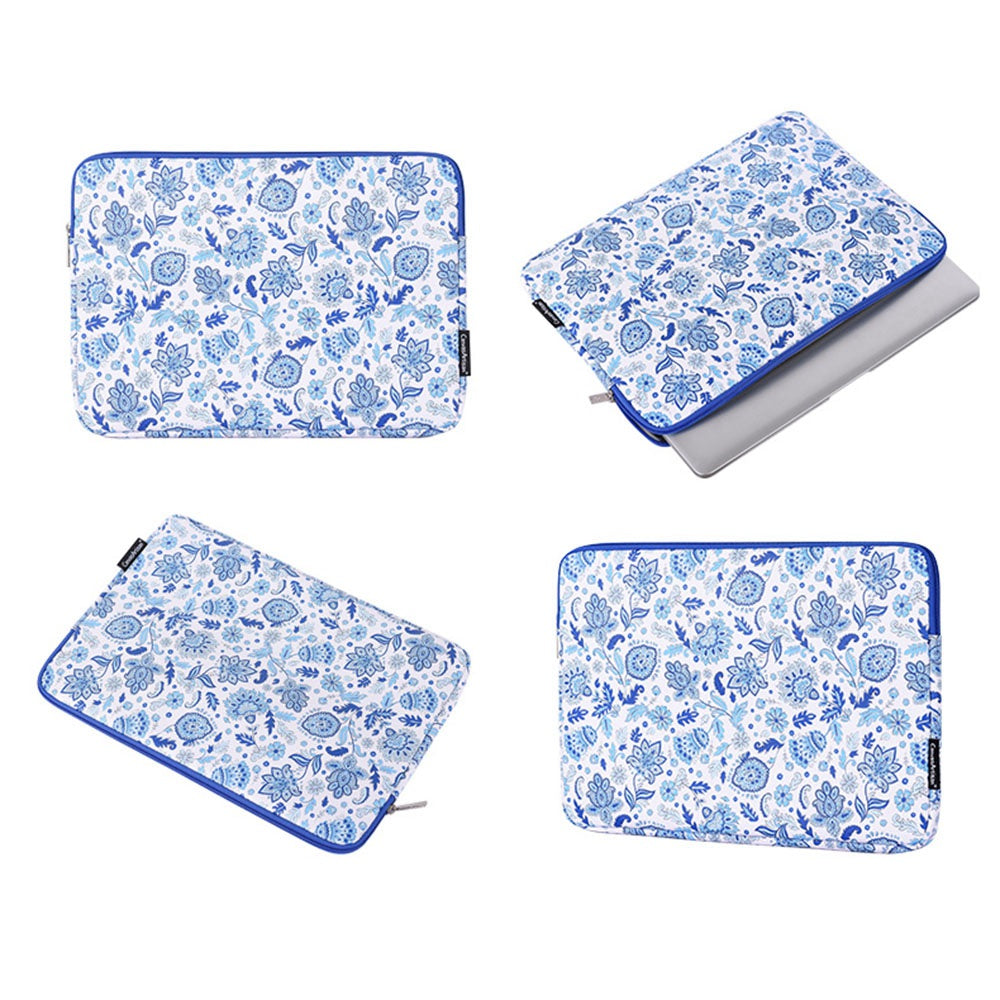 14inch Notebook Computer Sleeve for MacBook Pro Waterproof PU Leather Protection Laptop Bag with Small Bag Organizing Electronic Accessories