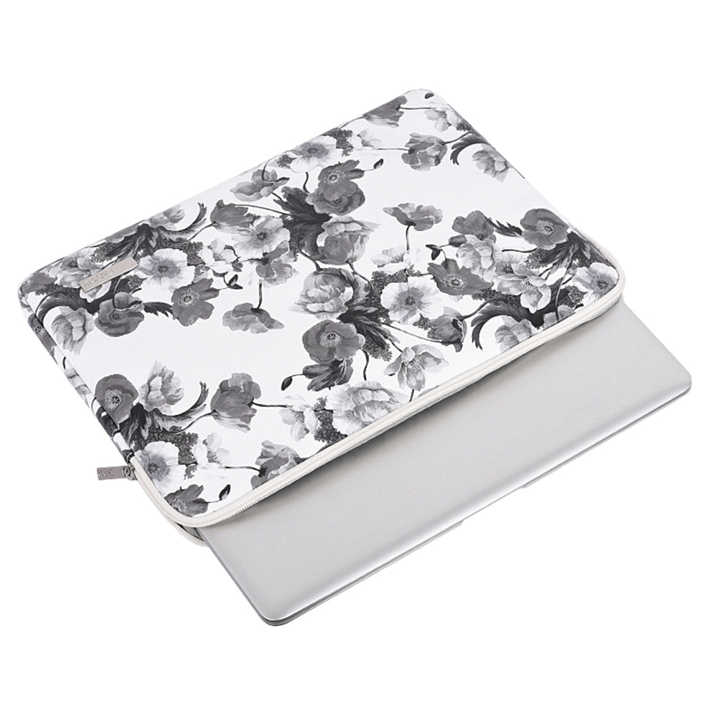 G1-01 Digital Printing Flower Pattern Shockproof Sleeve Bag Anti-scratch Carry Case for MacBook/Microsoft Surface Book 15 inch Laptops